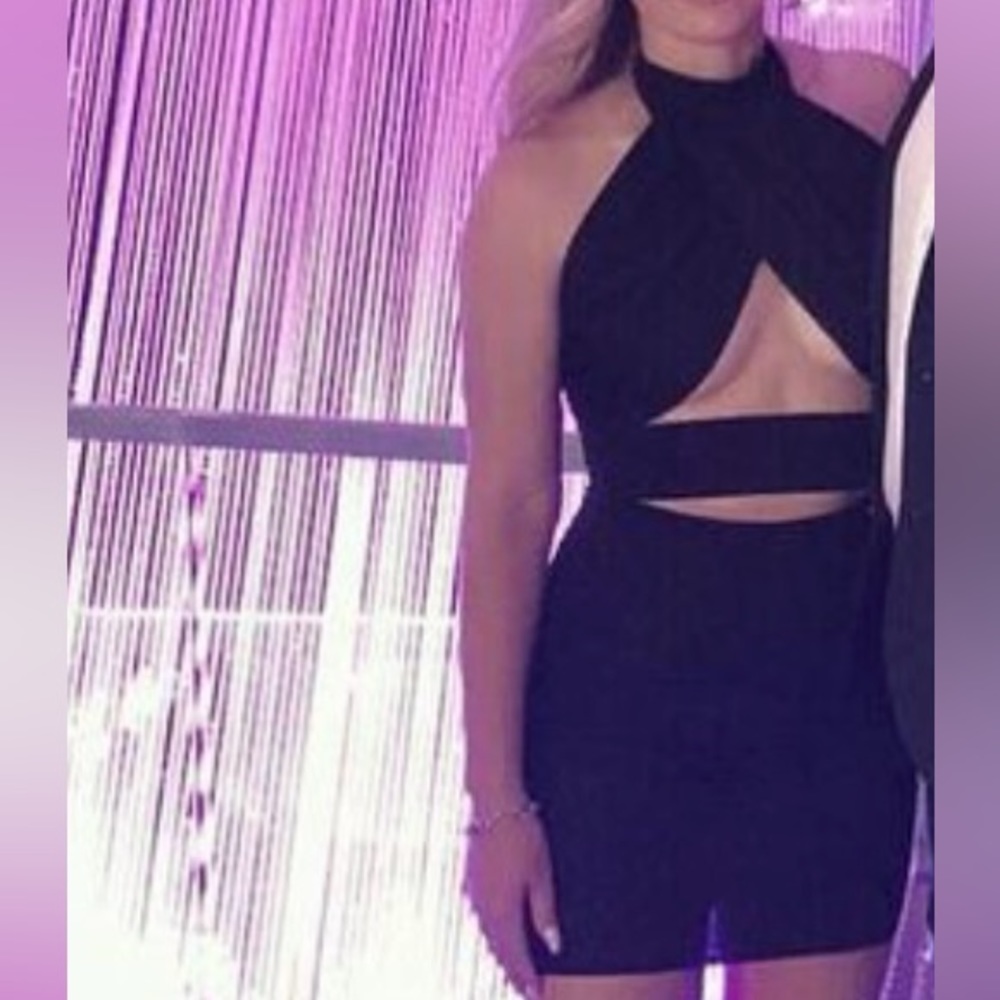 PLT Black Mini Dress